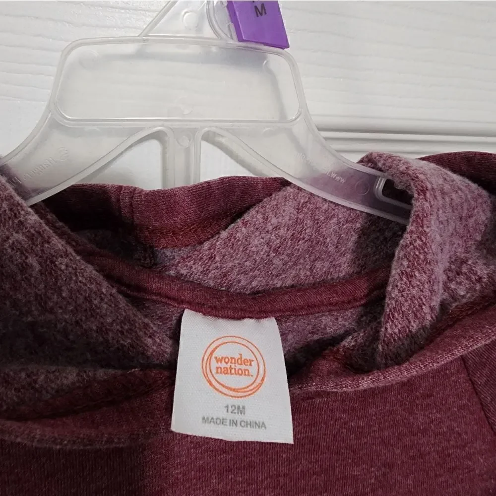 Nwt Wonder Nation Toddler 12 months Unisex Athleisure Outfit Set